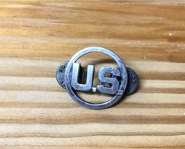 Vintage US Military Lapel Pin  WWII Era Cut Out Design Good Condition - $12.59