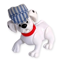 102 Dalmatians Vintage 2000 Disney Action Figure: Puppy with Train Engineer Hat - £10.18 GBP