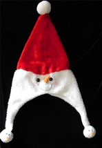 Christmas Hat Snowman Face ONE SIZE  Holiday Adult Celebrate  * NEW - £11.37 GBP