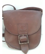 Antique Authentic Brown Colombian Bags Co Hand Crafted Leather Shoulder ... - £35.84 GBP
