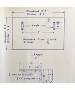 1941 Railroad Bangor Aroostook Ballast Apron Blueprint 01 Train Cars DWDD12 - $165.46 CAD