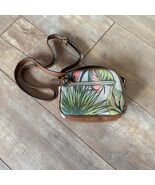 Nanette Lepore Floral Crossbody Bag Tropical Print Faux Leather Small Purse - $34.82 CAD