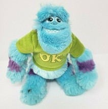 8&quot; Disney Store Monsters Inc Blue Sulley Small Stuffed Animal Plush Toy Soft - £18.67 GBP