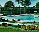 Poolside Holiday Inn Motel Twin Falls Idaho ID UNP Chrome Postcard B1 - $5.89