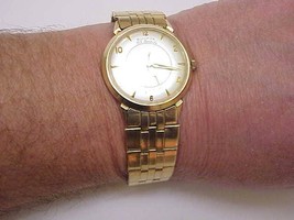 Mens Vintage Bulova 23 Jewels Automatic  14k Solid Yellow Gold Watch  Se... - $8,650.00