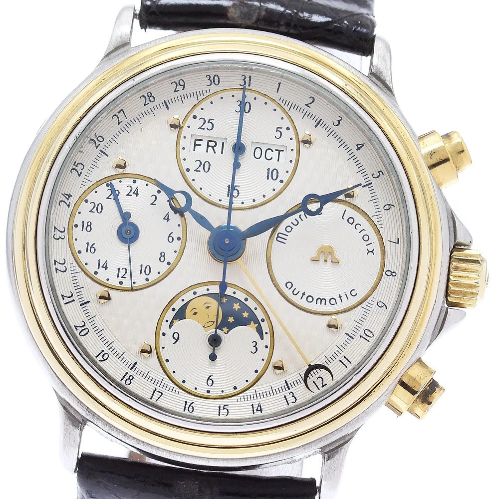 MAURICE LACROIX Triple Calendar Moon Phase TO202758 - $3,540.60 CAD