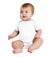 White Baby One Piece by American Apparel 100% Organic Cotton 6-12M  Mult... - $118.72 MXN+