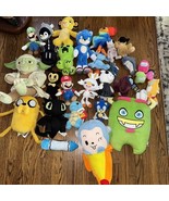 Bundle Of 30 Assorted Plush Mario sonic Pokemon Among Us And More - $833.97 MXN