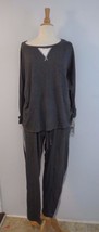 Karen Neuburger Live Love Lounge coastal retreat Sweatshirt &amp; Slim pants... - $32.67