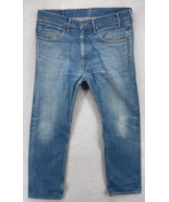 Levi&#39;s Mens 550 Jeans Size 36x32 Relaxed Fit Denim Blue Pants 100 % Cotton - £12.55 GBP