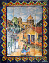 Mexican Tile Mural - £427.65 GBP