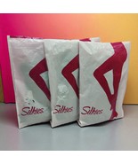 Silkies Knee Highs Queen Jet Black 3 Packages 9 Pairs NEW Made In USA  - $25.70 CAD