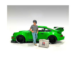 &quot;RWB Legend Akira Nakai&quot; Nakai-San Figure 2 with Briefcase for 1/18 Scale Models - £22.76 GBP