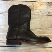 Western Brown Leather Boots Orlite Hunac Women&#39;s Shoe Size 10 Men&#39;s Size... - £39.47 GBP