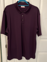 Grand Slam Solid Purple  Golf Shirt Mens Size XL - £11.52 GBP