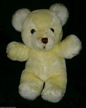 12&quot; Vintage Russ Berrie Co Baby Chime Rattle Teddy Bear Stuffed Animal Plush Toy - £37.79 GBP