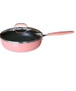 Pioneer Woman 3.5 Qt Sauté Pan w/Lid ~ FRONTIER SPECKLE CORAL ~ Enamel A... - €43,07 EUR
