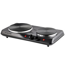 1700W Cooktop with 7.25&quot; and 6.10&quot; Cast Iron Hot Plates - $97.16