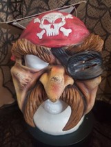 New Vintage Disguise Adult Pirate Mask Chinless Vinyl 2004 Eye Patch Carribean  - £10.38 GBP