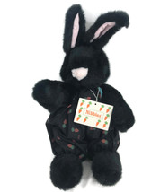 Nibbles North American Bear Co. Hare Black Bunny Rabbit Plush NABCO Carrot Club  - £22.45 GBP