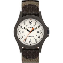 Timex Expedition Acadia Watch - Brown Natural Dial - Brown Strap - £44.94 GBP