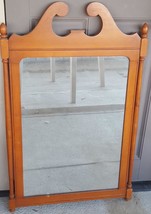 Nice Gently Used Vintage Whitney Maple Wall Mirror - Vgc - Gorgeous Wood Detail - £237.40 GBP