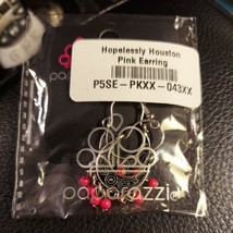 NEW Paparazzi Jewelry Earrings Hopelessly Houston Pink Dangle Earring NWT - $5.40