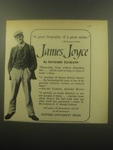 1959 Oxford University Press Book Advertisement - James Joyce by Richard Ellmann - £12.05 GBP