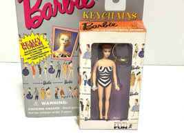 1995 Original Brunette Barbie Introduced 1959 Keychain #700-0 New - £3.89 GBP