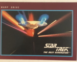 Star Trek The Next Generation Trading Card Vintage 1991 #82 Warp Drive - $1.97