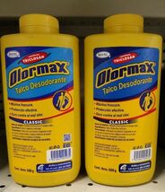 2X OLORMAX TALCUM ( TALCO  ) POWDER - 2 OF 300g EACH - FREE SHIPPG  - $24.74