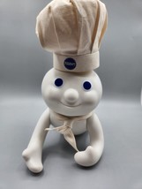 Vintage Pillsbury Doughboy Ceramic Porcelain Figurine Movable Head &amp; Arms - £23.33 GBP