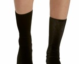 HUE Mujer Terciopelo Negro Tripulante Calcetines Talla Única Nuevo Con E... - $5.41