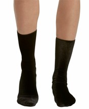 HUE Mujer Terciopelo Negro Tripulante Calcetines Talla Única Nuevo Con E... - £4.32 GBP