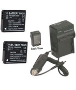 2 Batteries + Charger Bp-Dc4 Bp-Dc4-U, Bp-Dc04-E, For Leica C-Lux 1, D-L... - £40.88 GBP