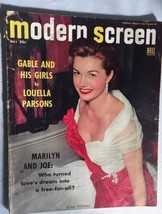 Modern Screen Magazine 1954 Esther Williams Marilyn Monroe Lingerie Photo Gable - £58.72 GBP