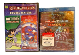 DC Super Villains Batman Killer Croc Superman DVD Red vs Blue Season 10 Halo - £9.25 GBP