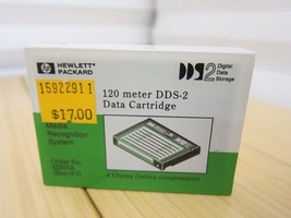 (1) Single NOS Factory Sealed HP DDS-2 4GB 120 Meter Data Cartridge - $6.79
