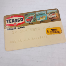 Vintage Texaco Travel Card Oil Gas Car Boats Plane Illustrated Vehicles - $24.00