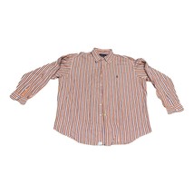 Ralph Lauren Orange and Blue Stripes Blake Long Sleeve Shirt Size XL UF ... - £18.99 GBP
