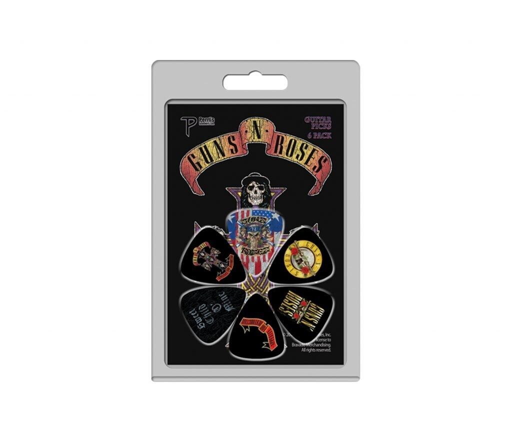 GUNS N&#39; ROSES Set of 6 Motion Picks/Plectrums Appetite For Destruction~L... - $14.85