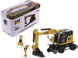 CAT Caterpillar M323F Railroad Wheeled Excavator with 3 Accessories (Saf... - $121.99