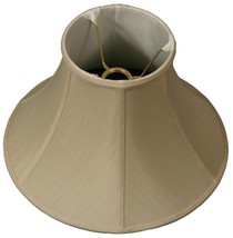 Royal Designs Shallow Bell Lamp Shade, UNO Floor Lamp, Beige, 6&quot; x 13&quot; x 9&quot; - £47.41 GBP