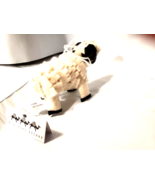 Sheep Decoration Hand Made Wool Felt Silk Road Bazaar - $21.63