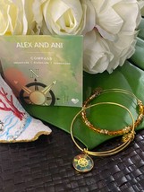 Alex and Ani COMPASS ART INFUSION Shiny Gold Bracelets New - £28.61 GBP