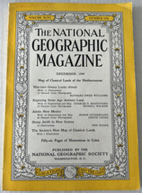 National Geographic Magazine - December 1949 Mediterranean, Greece, Santa/Coke - £11.83 GBP