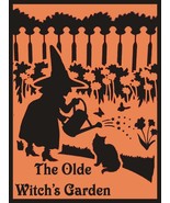 The Olde Witch&#39;s Garden Herbs for Hexes Curses and Magic Halloween Metal... - £31.57 GBP