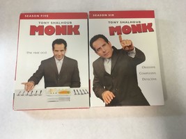 MONK SEASONS 5 &amp; 6 Complete Season Box Set Brand New Sealed Unopened - £33.56 GBP