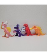 Ankyo Marching Band Dinosaurs Lot of 4 Plastic Dinosaurs w/ Instruments ... - $41.81 CAD