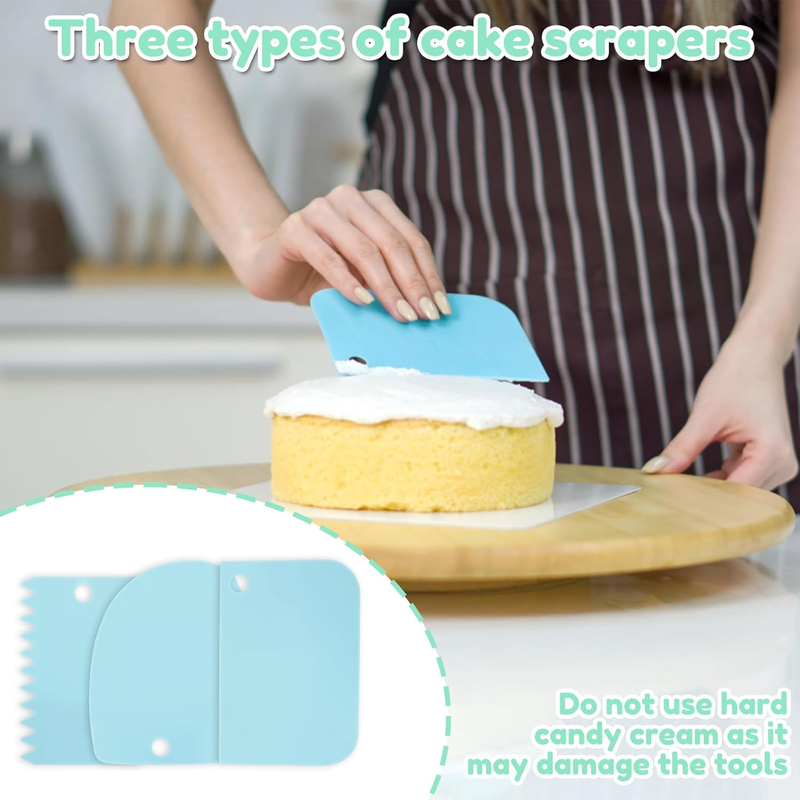 13 Pcs Dessert Decorating Syringe Set with 6 Nozzles 3 Cream Scrapers Complete C Item image 7